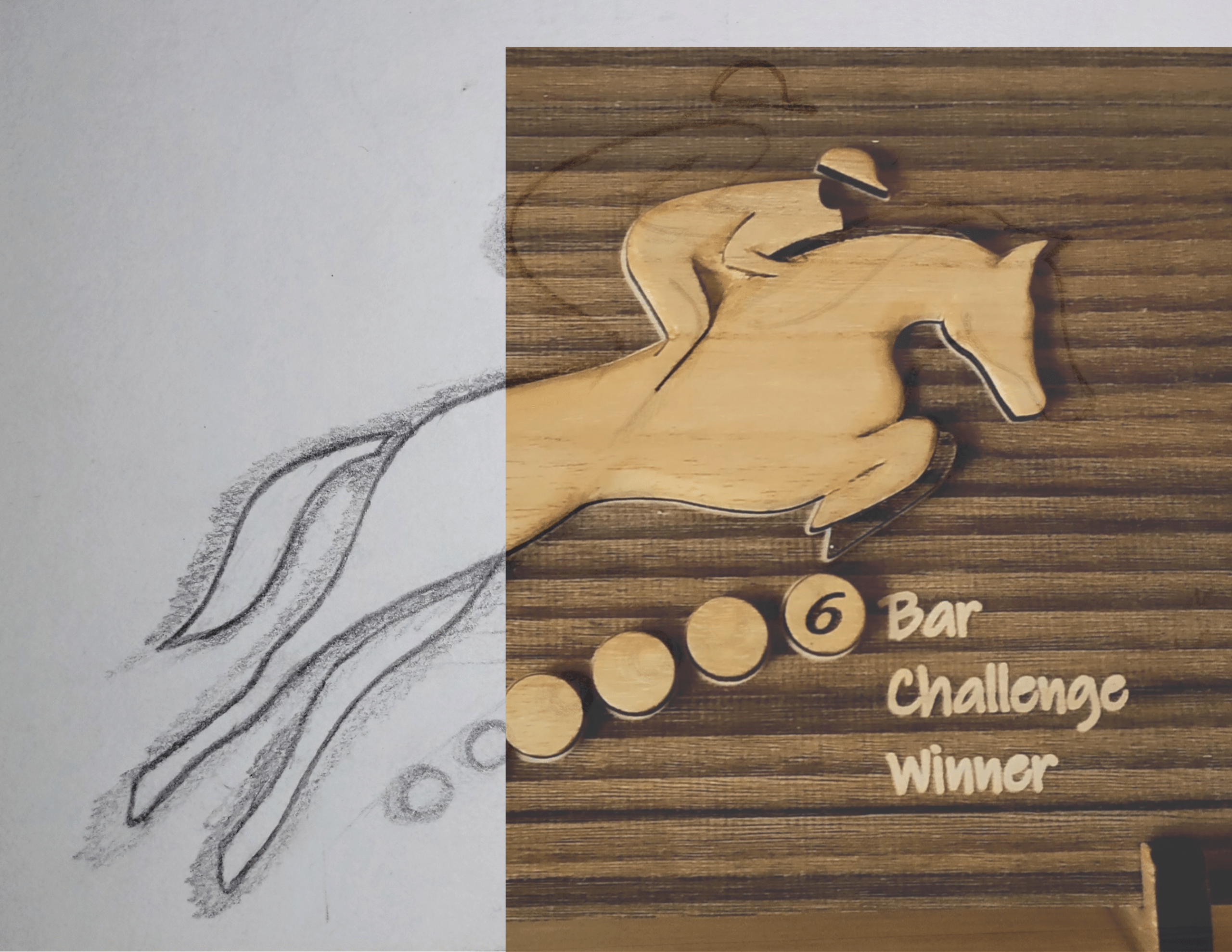 gelasert und doch von Hand