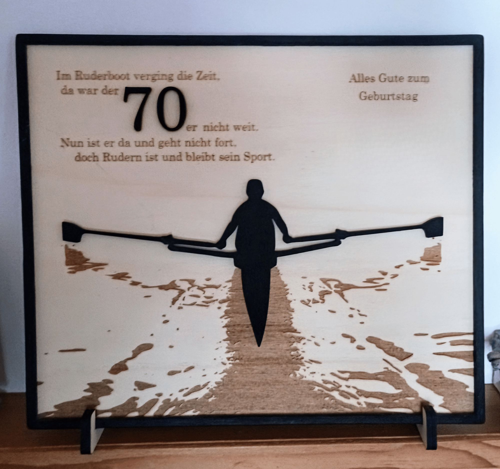 gelasertes Schild für Eröffnungen, Geburtstag, Feste, usw. mit oder ohne Beleuchtung, hängend oder stehend,